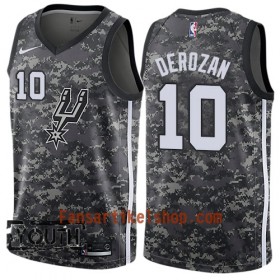 San Antonio Spurs Trikot DeMar DeRozan 10 Nike City Edition Schwarz Swingman - Kinder
